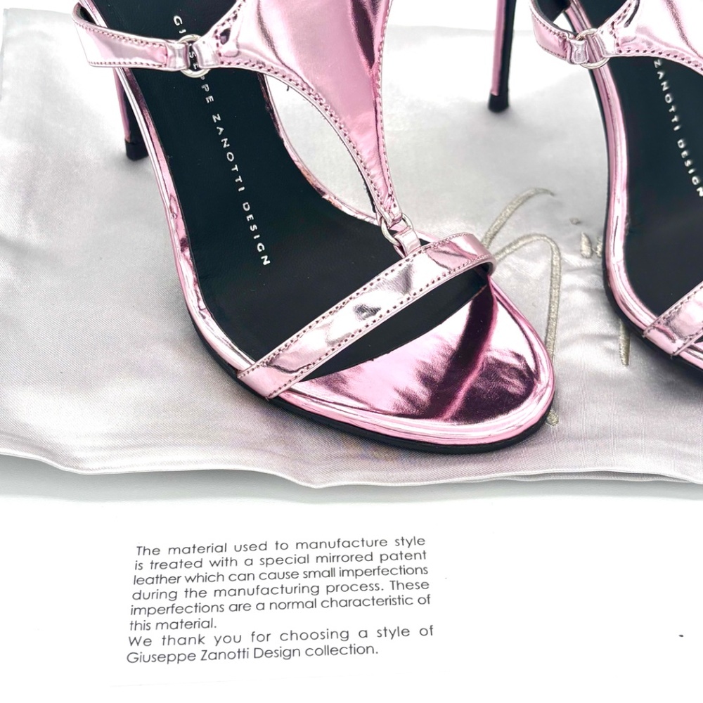 Custom Giuseppe Zanotti Azalea Metallic Strappy Stiletto Sandal - Picture 6 of 7
